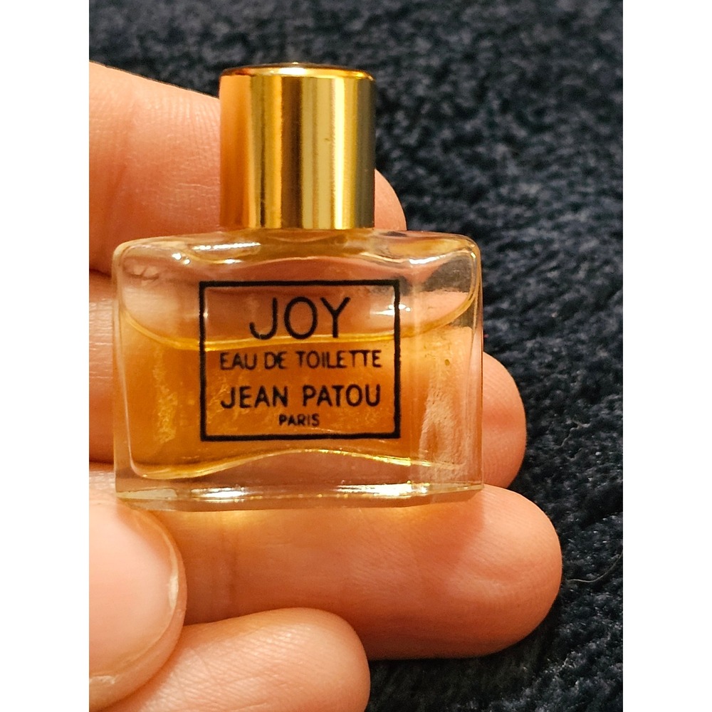 Vintage Jean Patou Joy Eau de Toilette Miniature Perfume Splash Bottle Paris